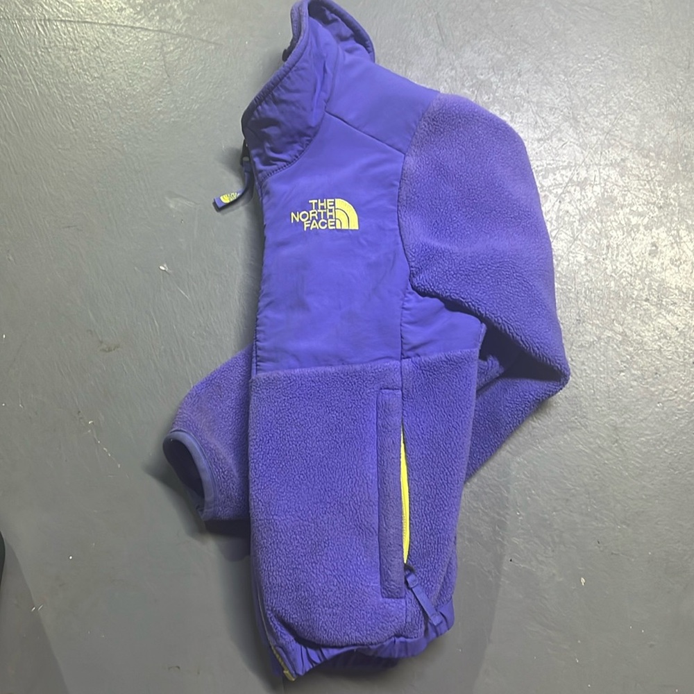 Girls north face fleece jacket